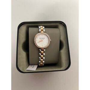 Kate Spade Holland KSW1729 Silver Dial Dual Tone Stainless Steel Strap